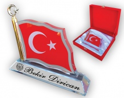 CRYSTAL TURKISH FLAG